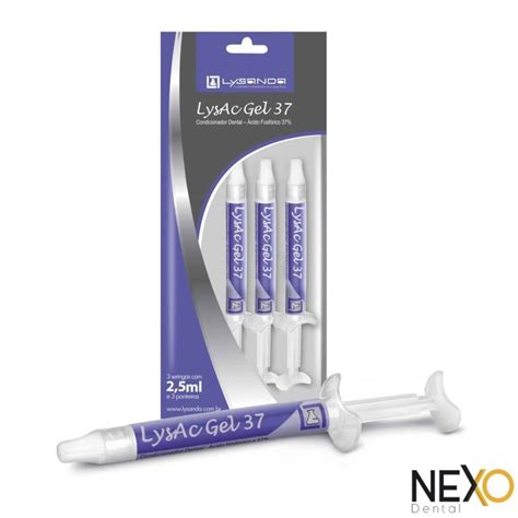 ACIDO ORTOFOSFORICO LYSAC GEL 37 3 JERINGAS LYSANDA Nexo Dental