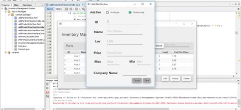 Inventory Management System In Java Using Netbeans With Source Code