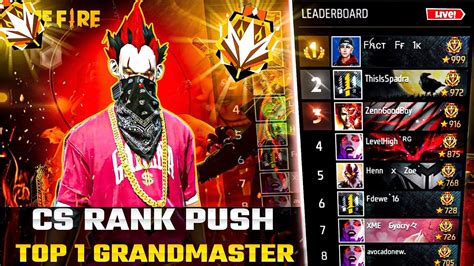 🔴 Live New Season Cs Rank Push Top 1 Grendmaster😍fact Ff Shortfeed Shortlive Fflive