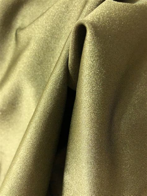 Shiny Finish Milliskin Nylon Spandex Fabric Olive 4 Way Etsy