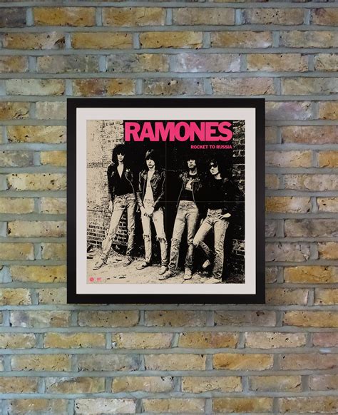 Ramones Original Vintage Rocket to Russia Promo Poster, American, 1977 ...