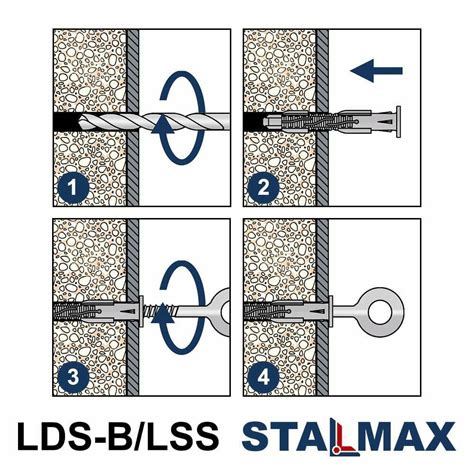 Шуруп петля ОЦ STALMAX LSS ОЦ 12х120 купить в Snabline