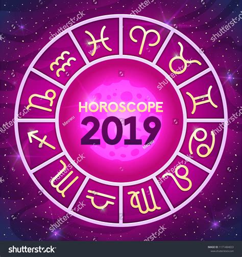 Zodiac Wheel Zodiac Signs Set Astrological Stock Vector Royalty Free 1171484833 Shutterstock