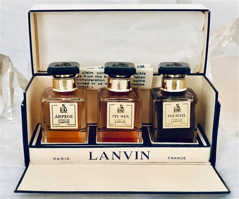 Lanvin Coffret Set Arp Ge My Sin Pr Texte X Ml Or Etsy