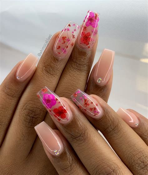 22 Dried Flower Nail Designs References Clowncoloringpages