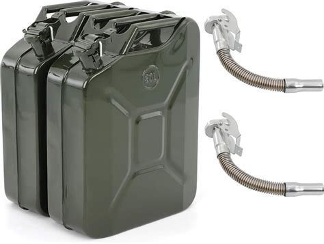 rocwood jerry fuel   litre army red metal gas diesel gasoline
