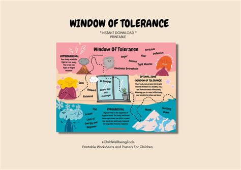 window  tolerance poster kids classroom decor digital print etsy