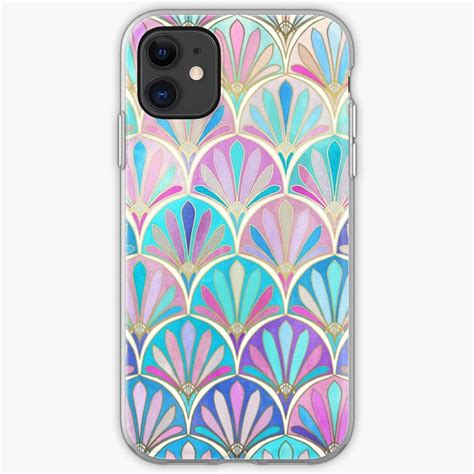 Glamorous Twenties Art Deco Pastel Pattern Iphone Case And Cover By Micklyn Redbubble