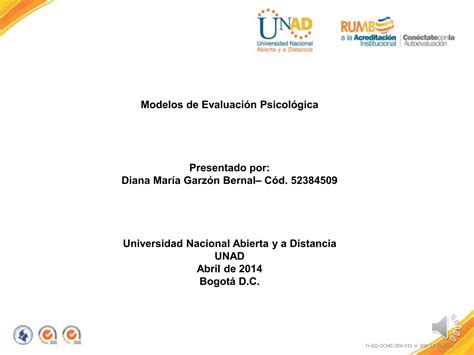 Modelos De Evaluacion Psicologica Ppt