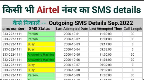 Airtel Ki Sms Details Kaise Nikale Airtel Ki Sms History Kaise