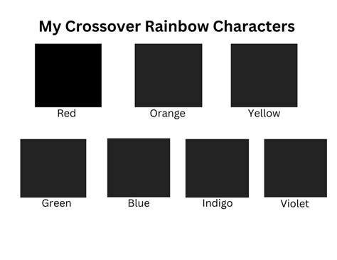 My Crossover Rainbow Characters by EvanKlein1 on DeviantArt