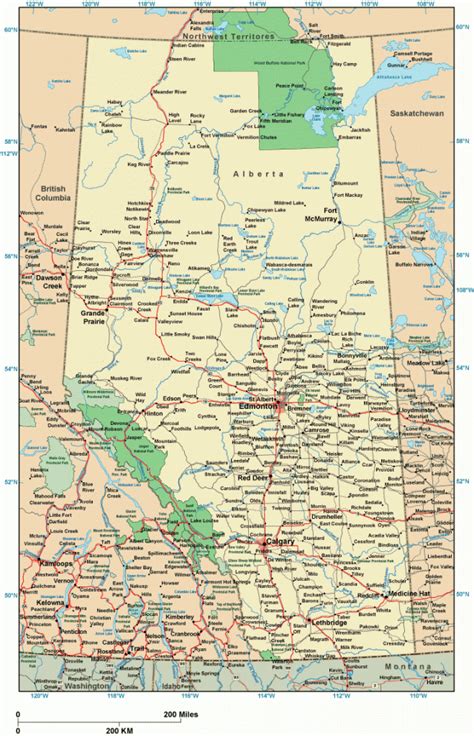 Alberta Map - View Online - Printable Red Deer Map | Printable Maps