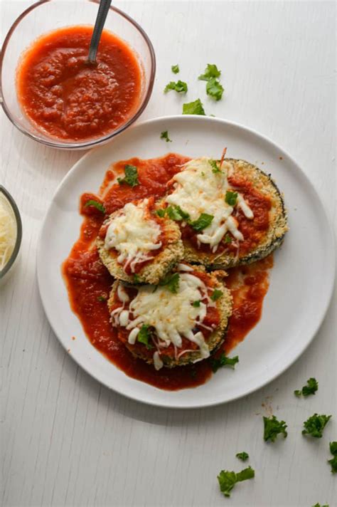 Best Air Fryer Eggplant Parmesan Recipe Nourished By Nic