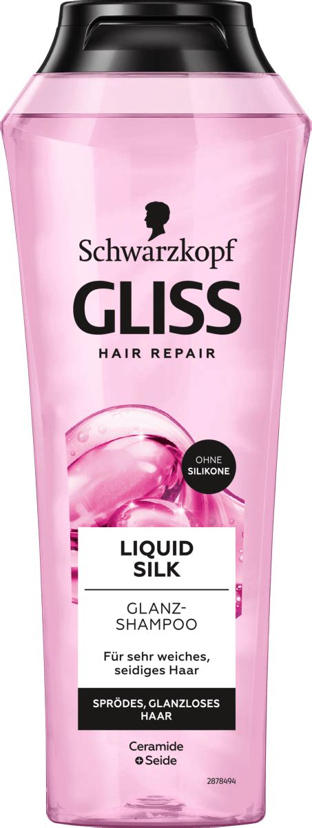 Schwarzkopf GLISS Liquid Silk Glanz Shampoo 250 Ml Dm At