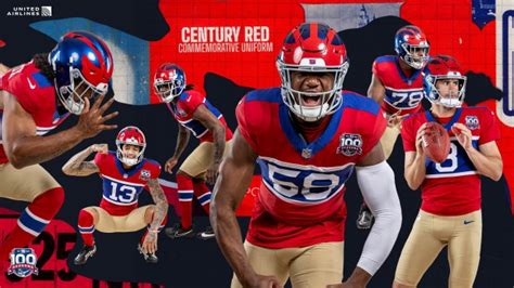 Giants Unveil New Century Red Uniforms To Honor 100th Anniversary