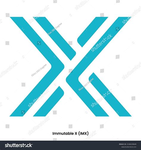 Immutable X Crypto Currency Symbol Imx Stock Vector (Royalty Free ...