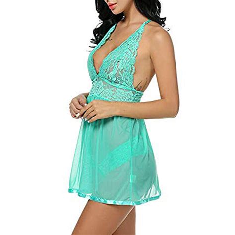 Plus Size Women S Sexy Lingerie Lace Babydoll Dress G String Underwear