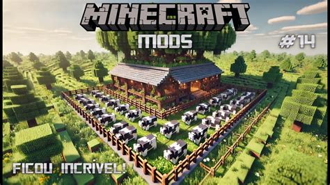 Minecraft Mods 14 Construí Um Mega Curral Incrível YouTube