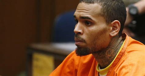 Chris Brown mugshot leaked to US media ahead of misdemeanor trial ...