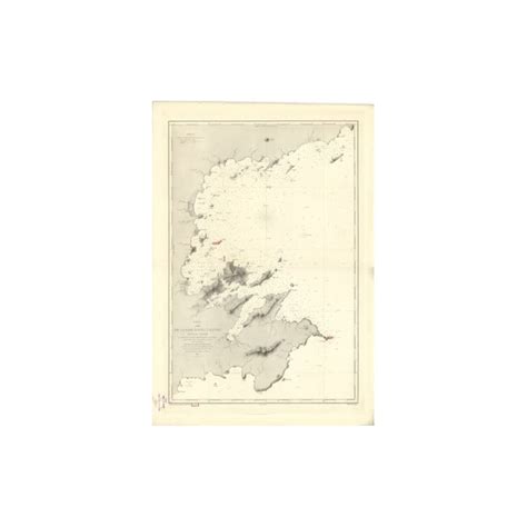 Reproduction Carte Marine Ancienne 2800 ILHA GRANDE Baie PARATI