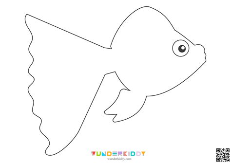 Free Printable Fish Outline Template Pages For Paper Crafts