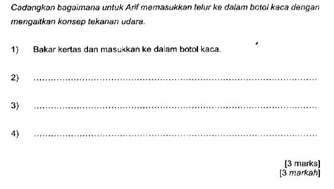 Sains 2023 2024 Soalan Percubaan Sains Pt3 Kedah Contoh Soalan Kbat