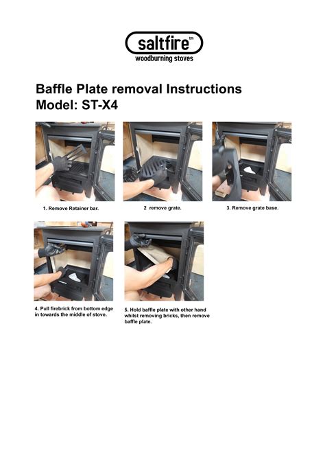 Baffle Plate Removal Instructions