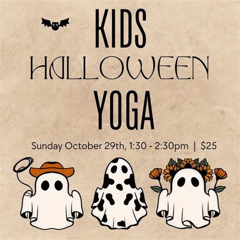 Kids Halloween Yoga - The Yoga and Bodywork Collective