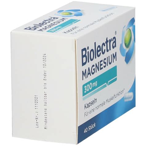 Biolectra® Magnesium 300 Mg Kapseln 40 St Shop Apothekeat