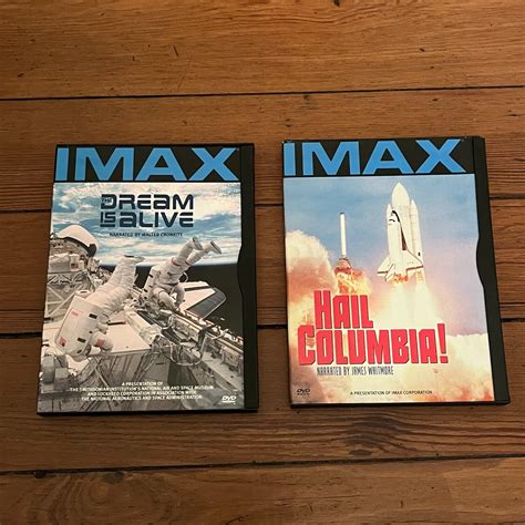 2 Dvd Imax Lot Hail Columbia Dream Is Alive James Whitmore Walter