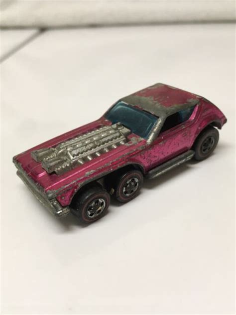 Hot Wheels Redlines Open Fire 1971 Magenta Made In Hong Kong Ebay