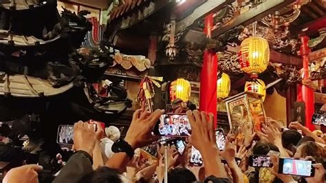 恭送大甲媽祖回鑾，正爐主媽、副爐主媽、湄州媽請入神轎 Youtube