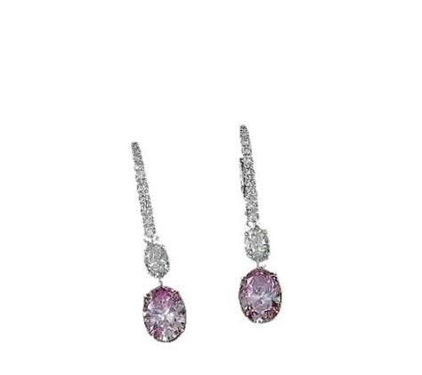 Kt White Gold Earrings Ct Diamond Diamond Catawiki