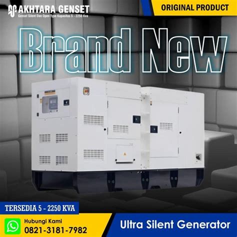 Jual Genset Super Silent Cummins 350 Kva With Stamford Jual