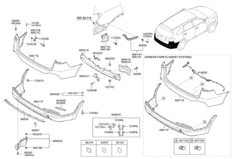 Kia Sorento Front Bumper Cover Reinforcement Beam