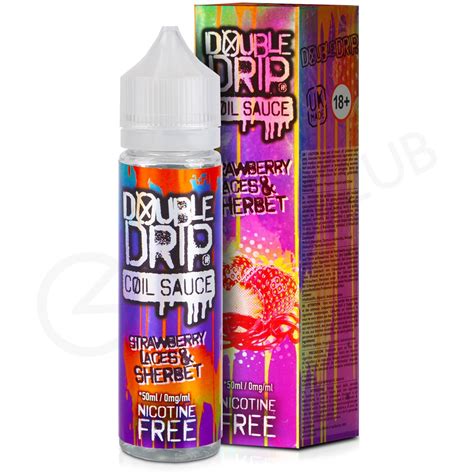 Strawberry Laces And Sherbet Shortfill E Liquid By Double Drip 50ml