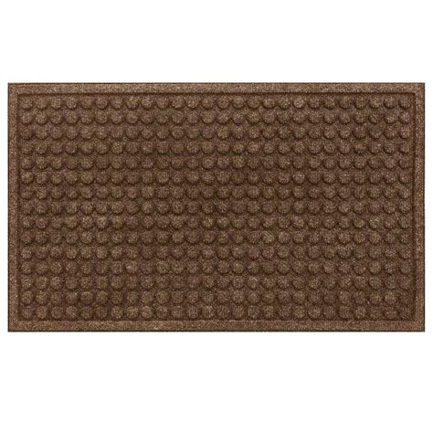 Trafficmaster Dots Walnut 18 In X 30 In Door Mat 60825140318x30 The