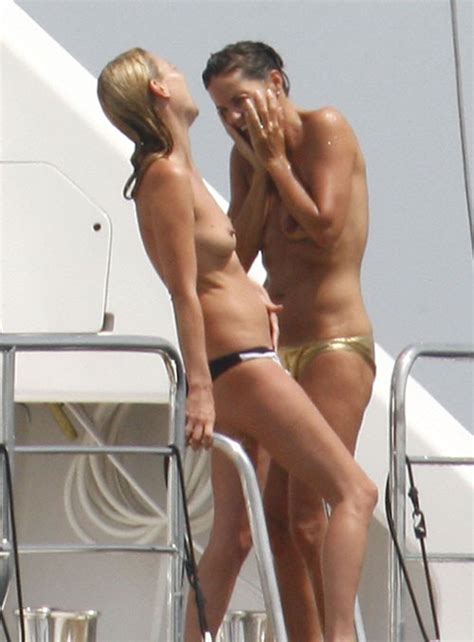 Kate Moss Showing Her Nice Small Tits On Yacht Paparazzi Pics Porn Pictures Xxx Photos Sex