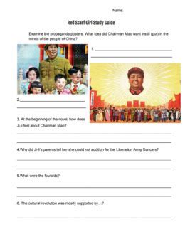 Red Scarf Girl Guide Answers