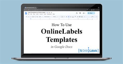 How to Install & Use Label Templates by OnlineLabels in Google Docs