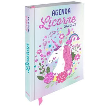 Agenda scolaire licorne 2022 2023 broché Playbac Éditions Livre