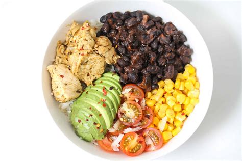Healthy Naked Chicken Burrito Bowl Sims Home Kitchen