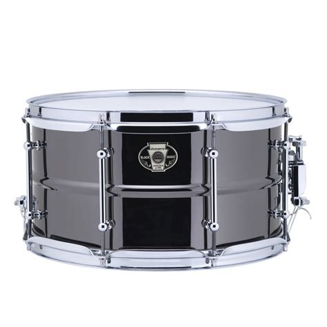 Disc Ludwig X Black Magic Snare Drum W Chrome Hardware At Gear Music