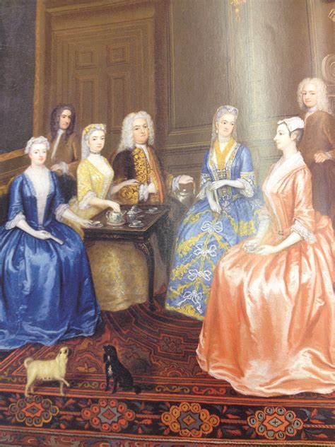 Research Tea History 18th Century Paintings 1730s Fashion