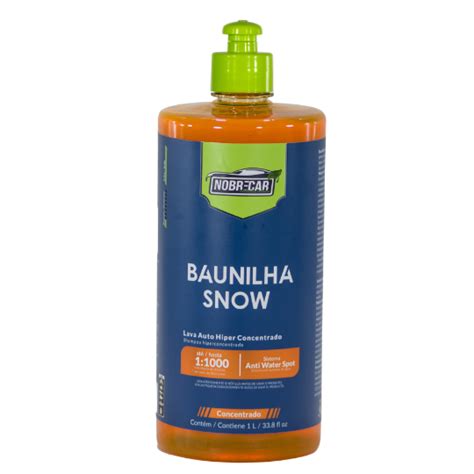 Baunilha Snow Shampoo Automotivo Hiper Concentrado Até 1 1000