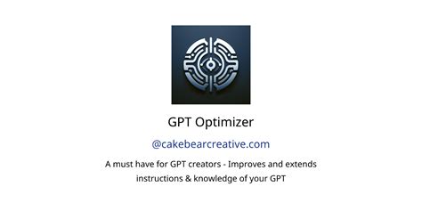 Gpt Optimizer Gpts Features And Functions Examples And Prompts Gpt Store