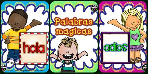 Estupendos Carteles Decorativos Palabras MÁgicas Imagenes Educativas