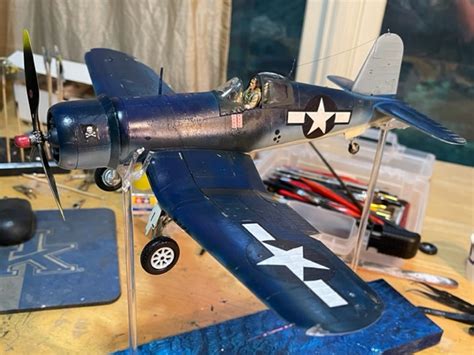 Vought F U A Corsair Plastic Model Airplane Kit Scale