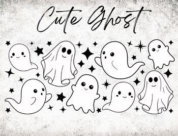 Cute Ghost Halloween Libbey Oz Can Glass Wrap Svg By Blacksnowshopth