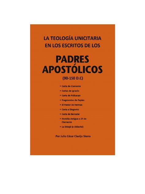 Padres Apostólicos Jesús Cristo Título